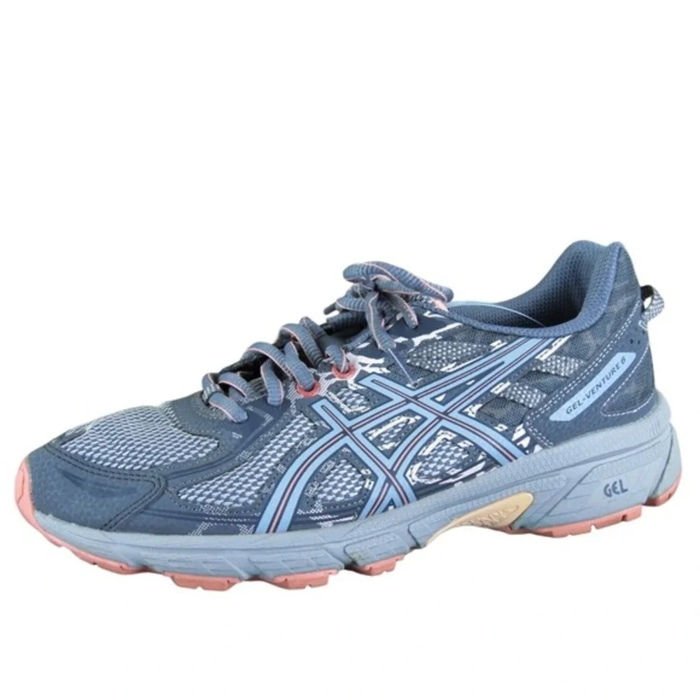 ASICS Women's Venture 6 Sneaker Gray Synthetic Sz‎ 9 Medium Gently Used 2025